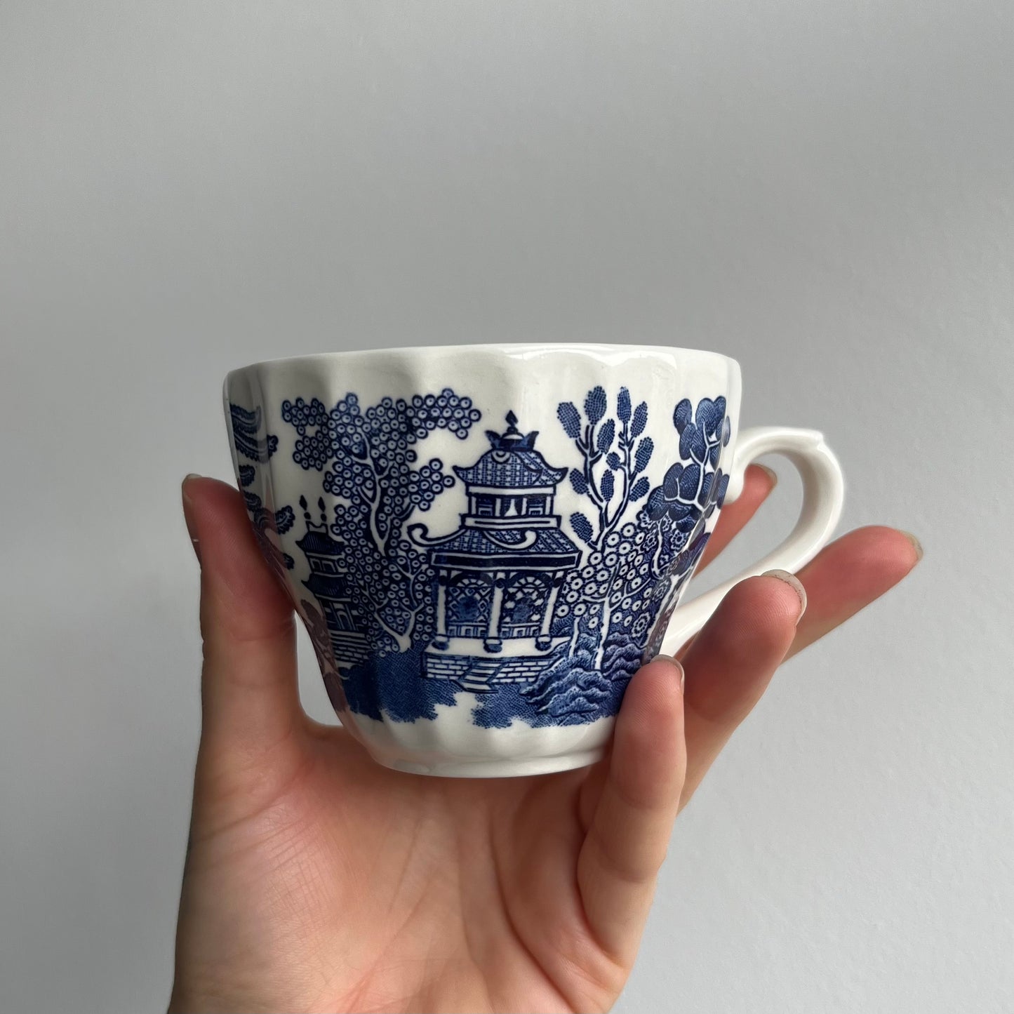 Blue and White Teacup